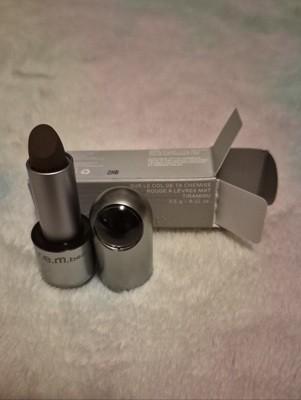 R.E.M Beauty by Ariana Grande Tiramisu On Your Collar Matte Lipstick